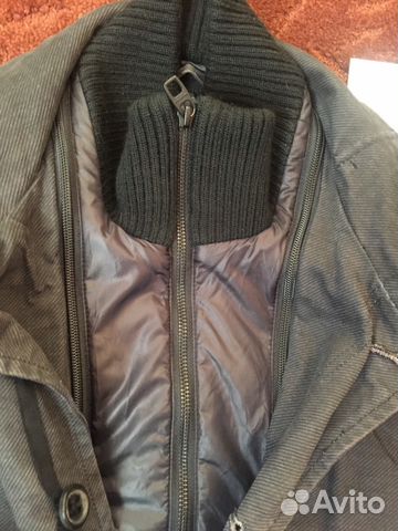 Мужское пальто Style Starling L-XL Черное(серое) Мужское пальто Style Starling L-XL Черное(серое)