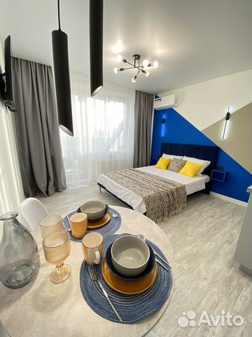 

Квартира-студия, 29 м², 1 кровать
