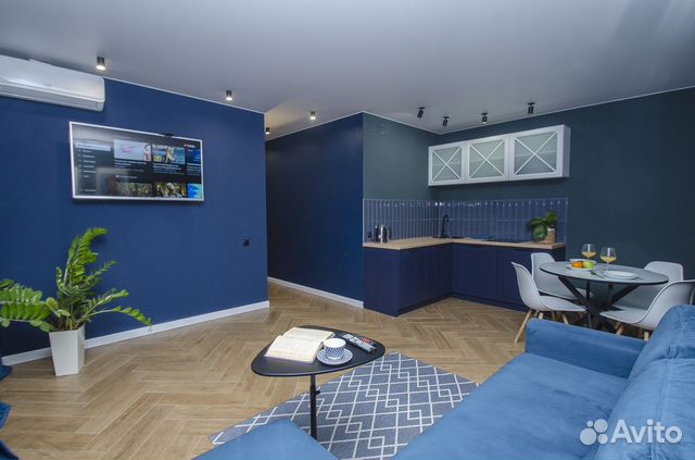 

1-к. квартира, 52 м², 3 кровати
