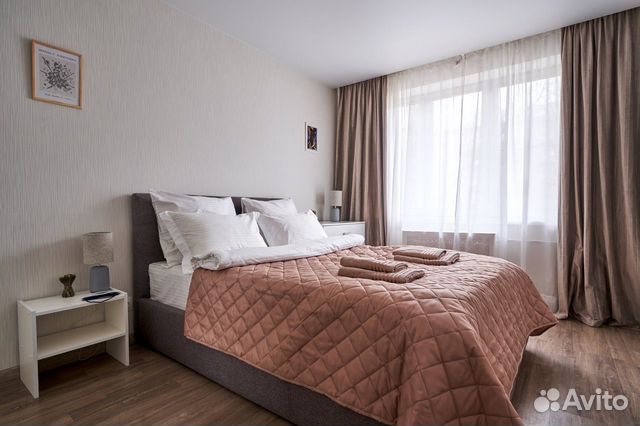 

2-к. квартира, 44 м², 2 кровати