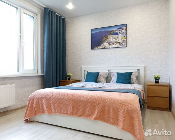 

1-к. квартира, 45 м², 2 кровати