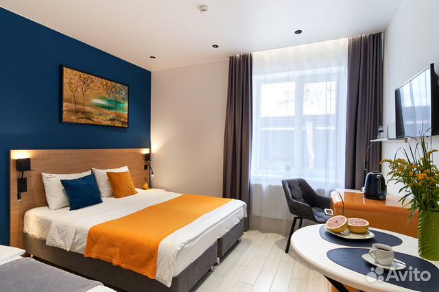 

Квартира-студия, 20 м², 2 кровати
