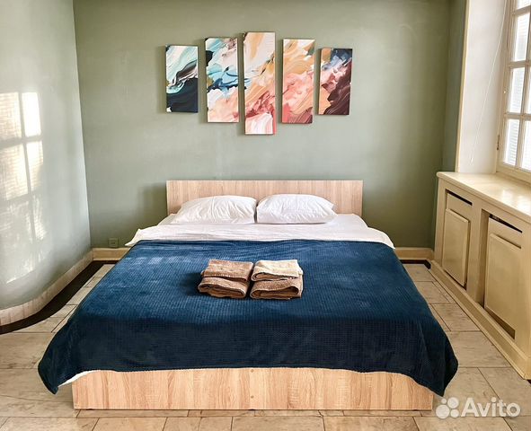 

Квартира-студия, 46 м², 1 кровать