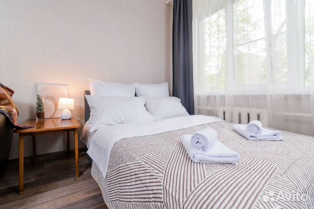 

1-к. квартира, 34 м², 2 кровати