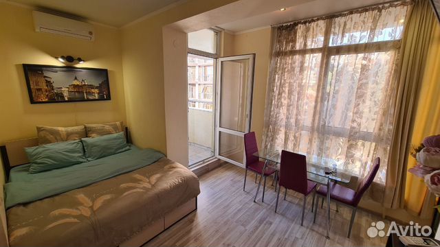 

Квартира-студия, 30 м², 2 кровати