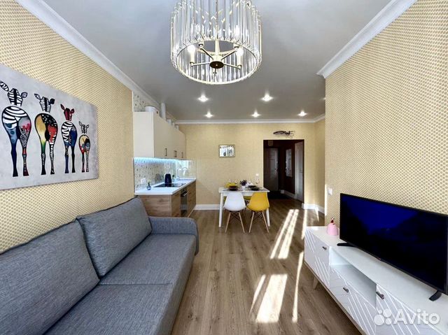 

1-к. квартира, 50 м², 2 кровати