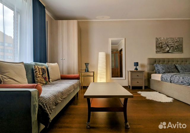 

1-к. квартира, 38 м², 2 кровати