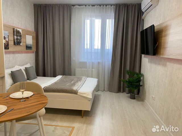 

Квартира-студия, 28 м², 1 кровать