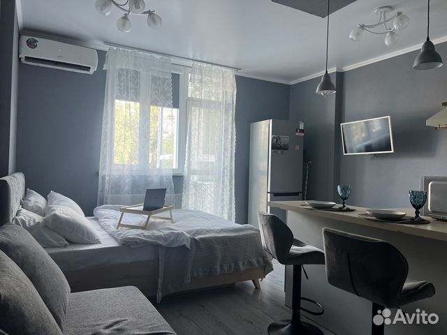 

Квартира-студия, 28 м², 2 кровати