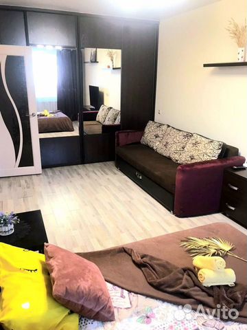 

1-к. квартира, 40 м², 2 кровати