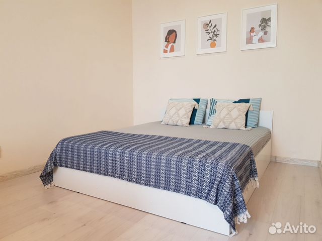 

1-к. квартира, 42 м², 2 кровати