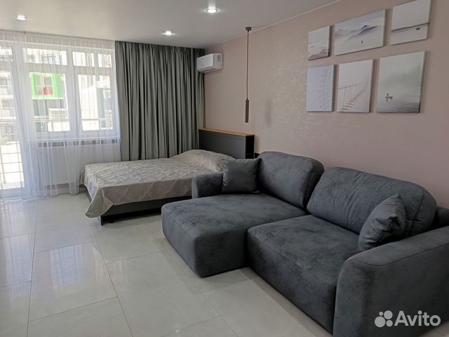 

Квартира-студия, 45 м², 2 кровати