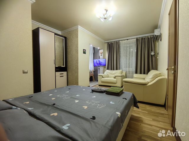 

Квартира-студия, 38 м², 2 кровати