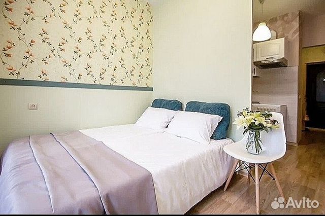 

Квартира-студия, 25 м², 2 кровати