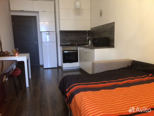 

Квартира-студия, 28 м², 2 кровати