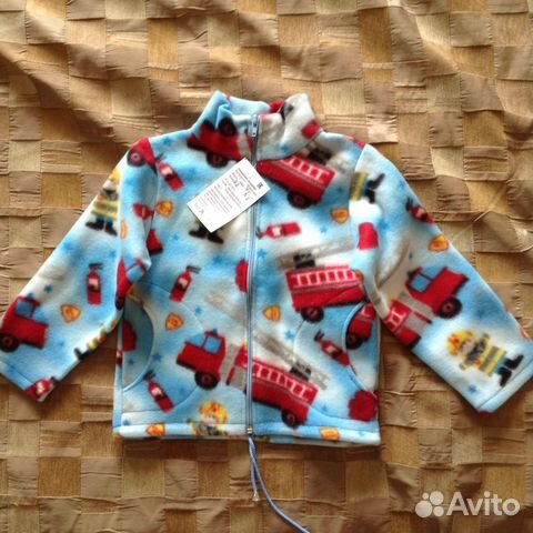 Толстовка новая флис 92р