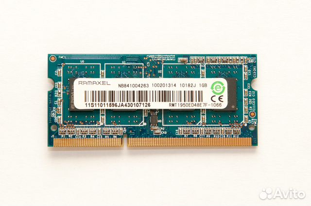 Ramaxel 1 GB DDR3 RAM PC3-8500 1066 мгц