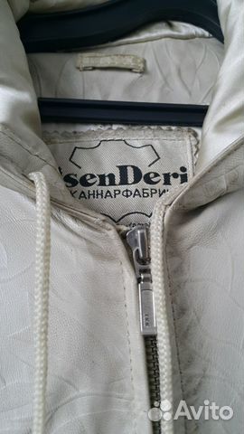 Кожаная куртка с капюшоном на молнии Турция Кожаная куртка с капюшоном на молнии Турция