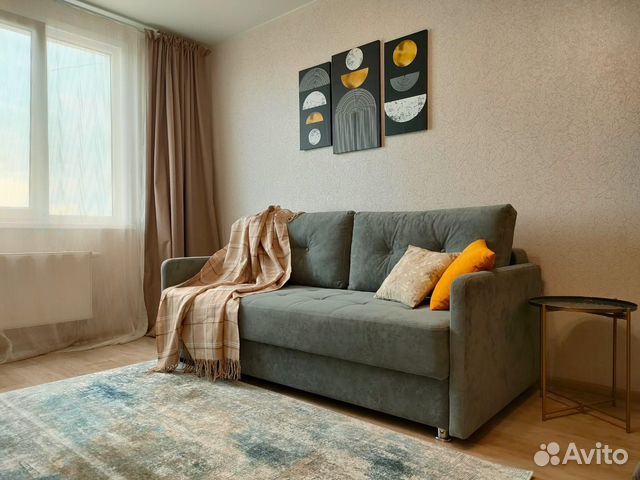 

1-к. квартира, 38 м², 3 кровати