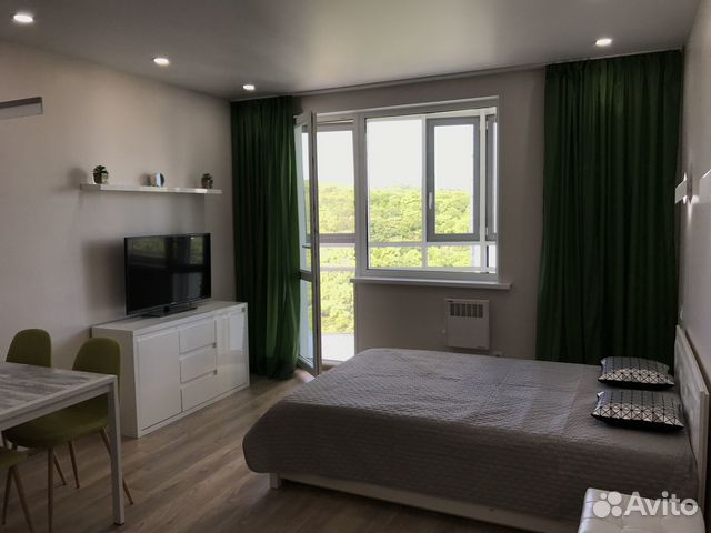 

Квартира-студия, 35 м², 2 кровати