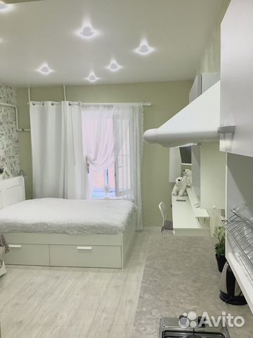

Квартира-студия, 23 м², 2 кровати