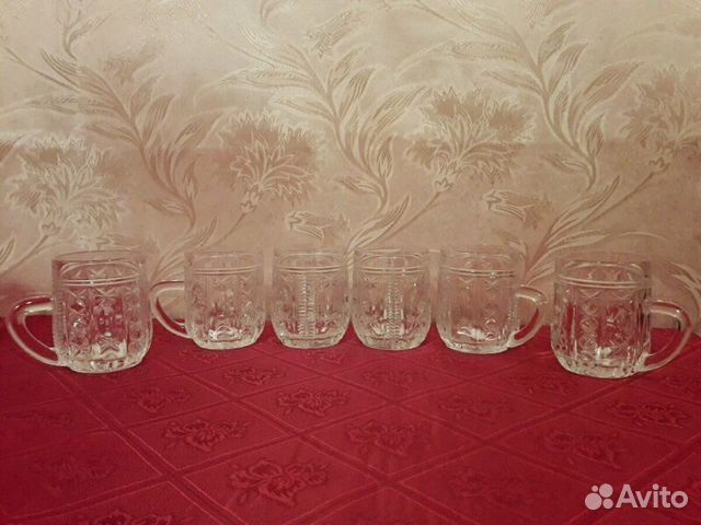 Фужеры, бокалы СССР. Хрустальные новые