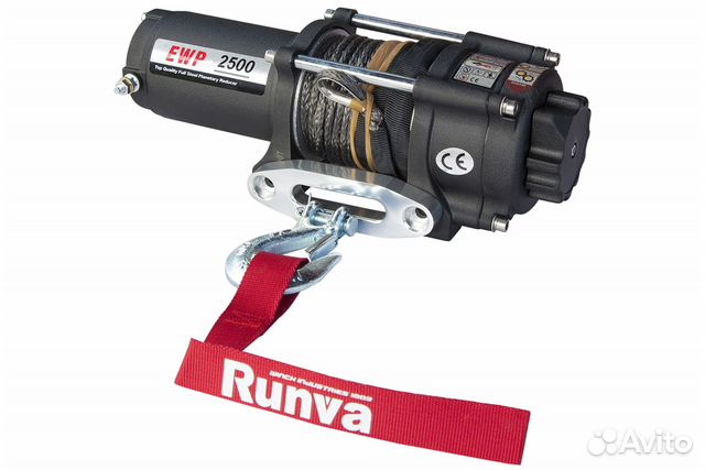 Лебёдка электрическая 12V Runva 2500A lbs 1140 кг Лебёдка электрическая 12V Runva 2500A lbs 1140 кг