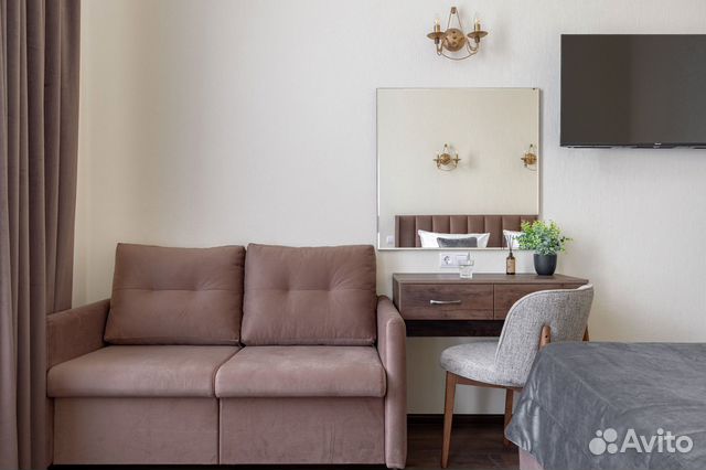 

Квартира-студия, 32 м², 2 кровати