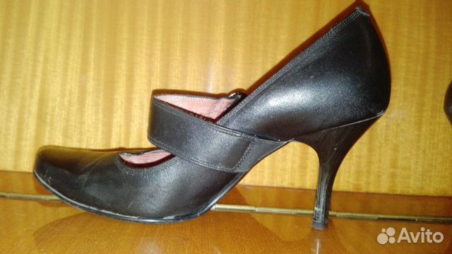 Туфли женские, черные, кожа Туфли женские, черные, кожа