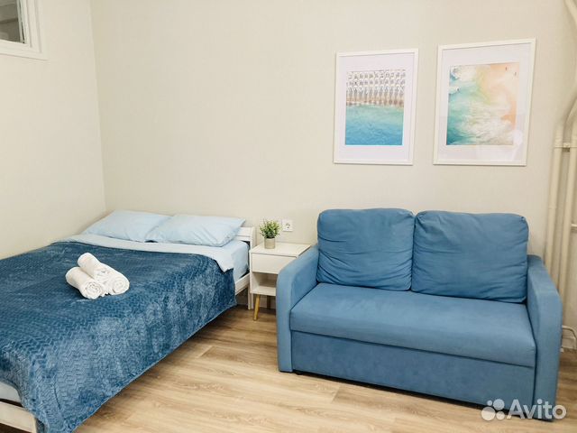 

Квартира-студия, 28 м², 3 кровати