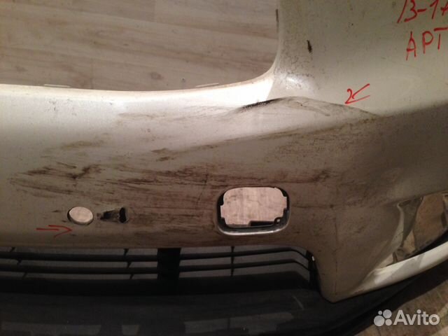 Бампер передний toyota highlander 3 13-17