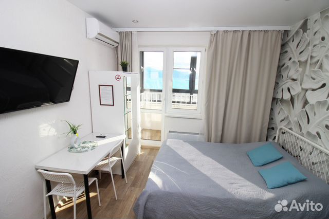 

Квартира-студия, 27 м², 2 кровати