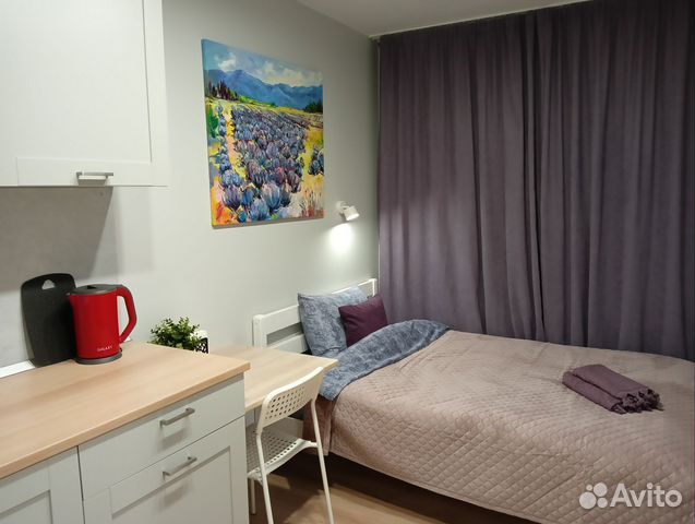 

Квартира-студия, 15 м², 1 кровать