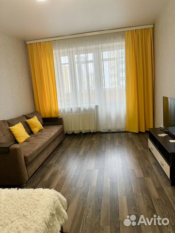 

1-к. квартира, 42 м², 2 кровати
