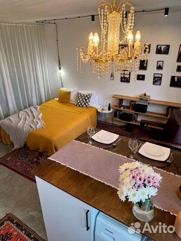 

Квартира-студия, 27 м², 1 кровать