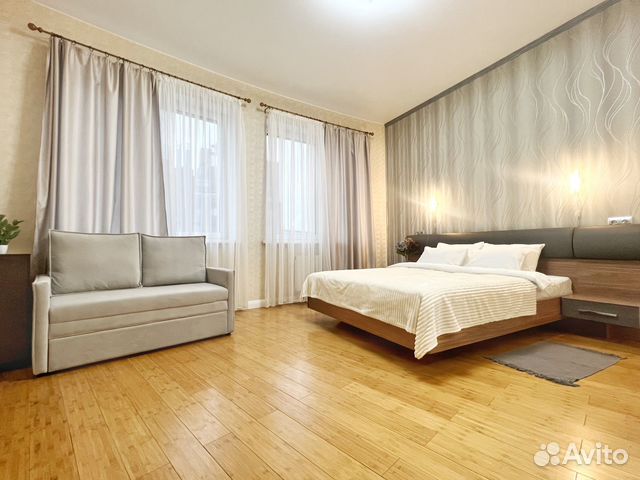 

1-к. квартира, 40 м², 2 кровати