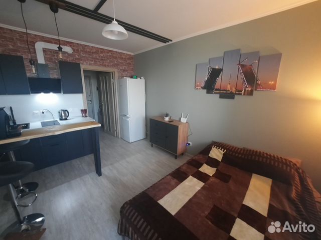

Квартира-студия, 26 м², 2 кровати