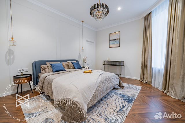 

1-к. квартира, 52 м², 2 кровати