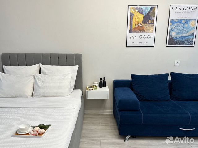 

Квартира-студия, 39 м², 2 кровати