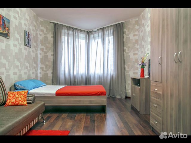 

1-к. квартира, 41 м², 2 кровати
