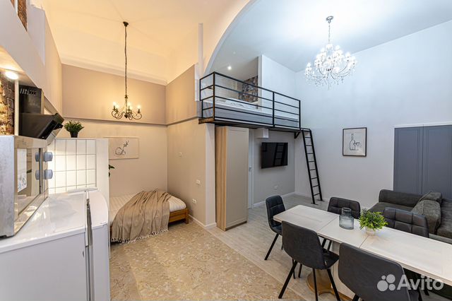 

Квартира-студия, 30 м², 3 кровати