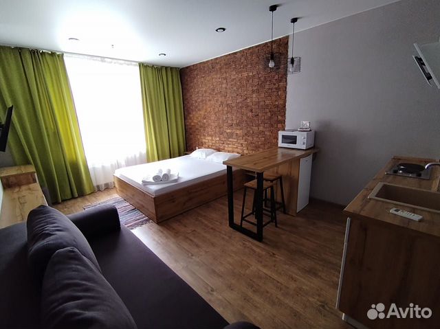 

Квартира-студия в апарт-отеле, 25 м², 2 кровати