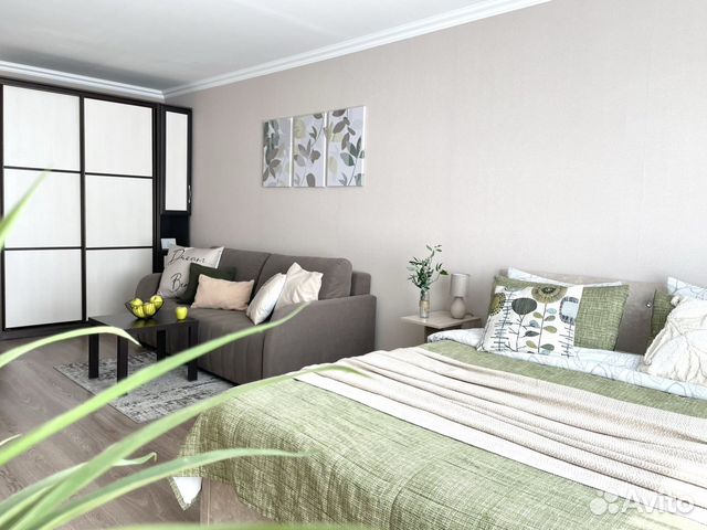 

1-к. квартира, 41 м², 2 кровати