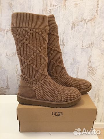 Угги сапоги UGG женские вязанные, размер 38-38,5 Угги сапоги UGG женские вязанные, размер 38-38,5