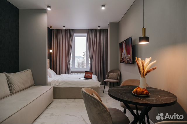 

Квартира-студия, 27 м², 2 кровати