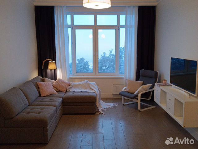 

1-к. квартира, 56 м², 2 кровати