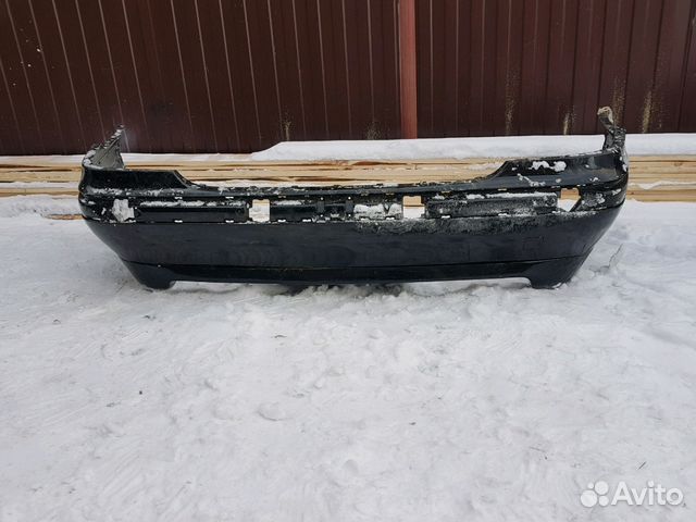 Бампер задний mersedes s w220 s220 220 с юбкой