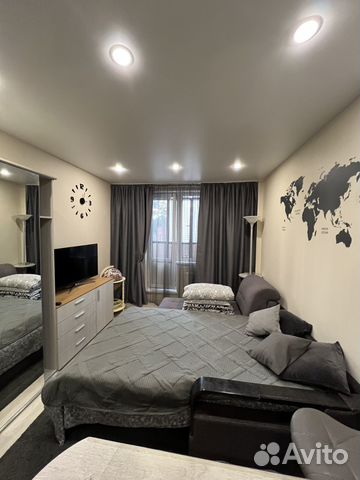 

Квартира-студия, 27 м², 2 кровати