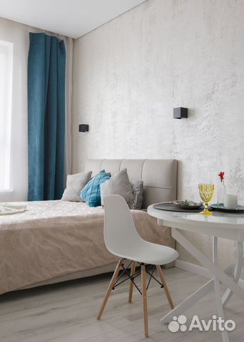 

Квартира-студия, 35 м², 1 кровать