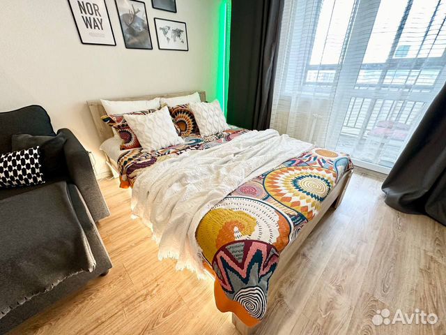

Квартира-студия, 33,5 м², 2 кровати